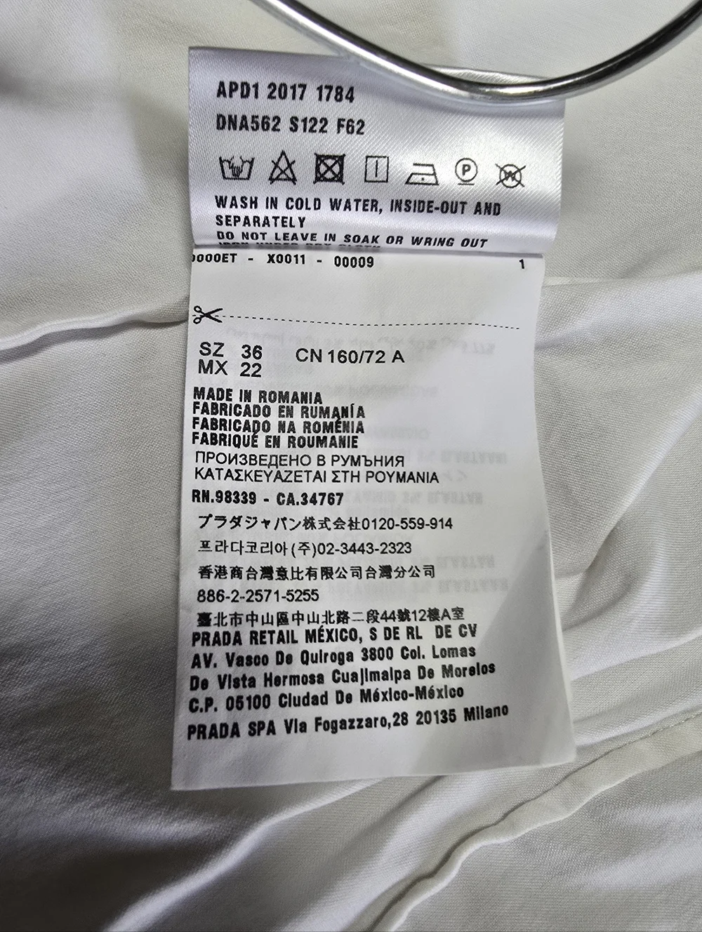 PRADA Classic Poplin Button Down Blouse - Tailored Fit - Picture 6 of 10